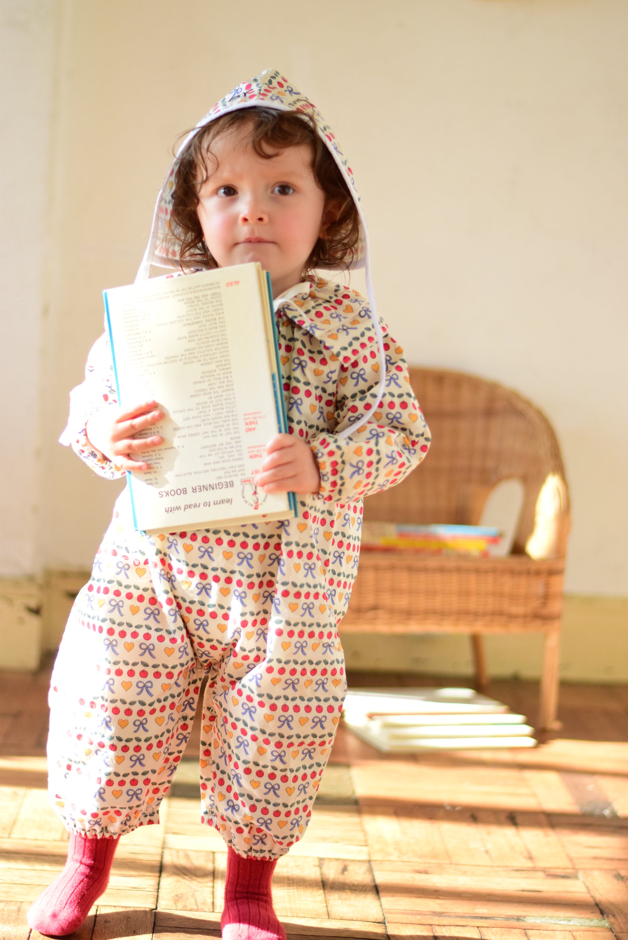 Cuddle Smock All-in-One │apple & ribbon
