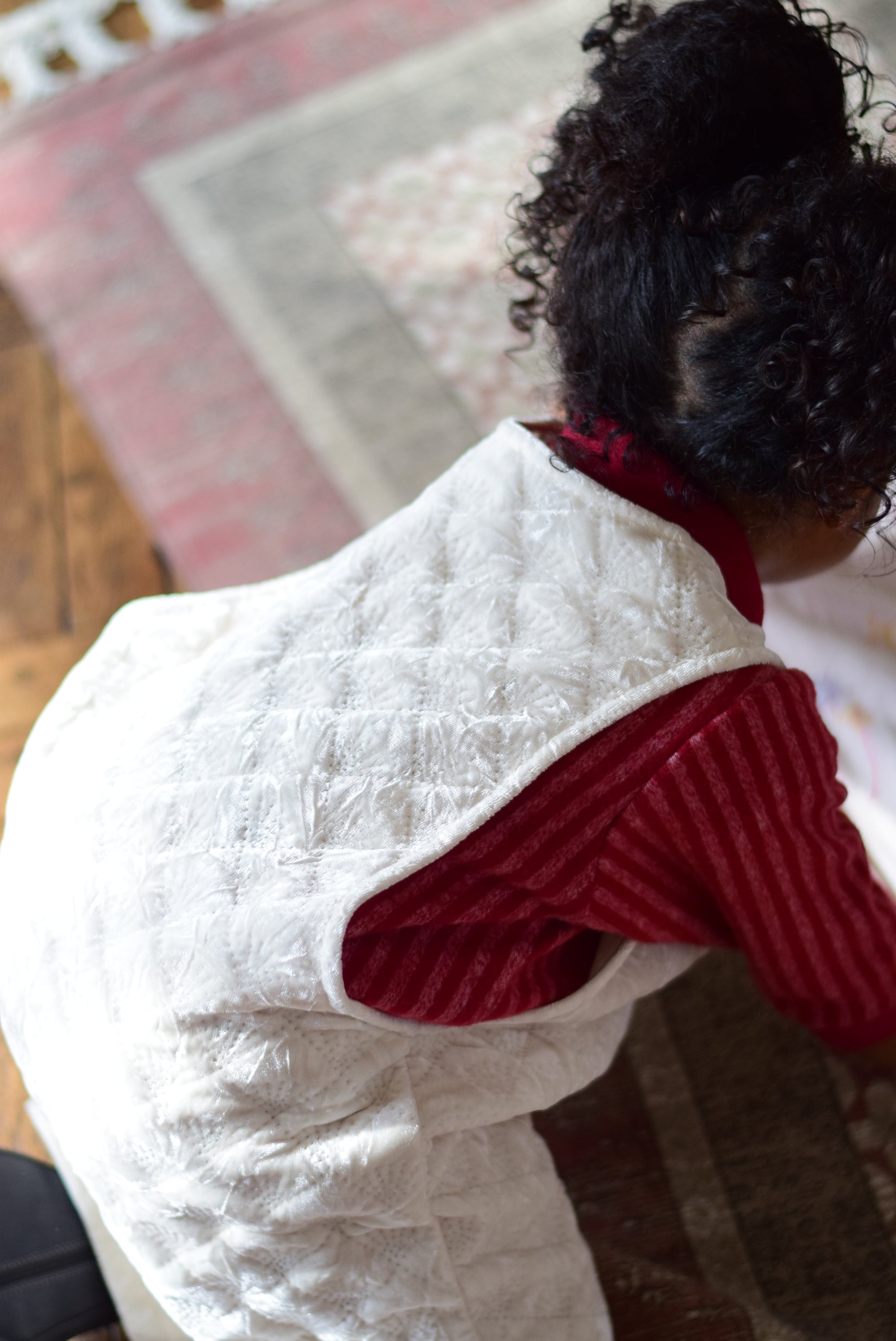 Plump Overall │quilted velour