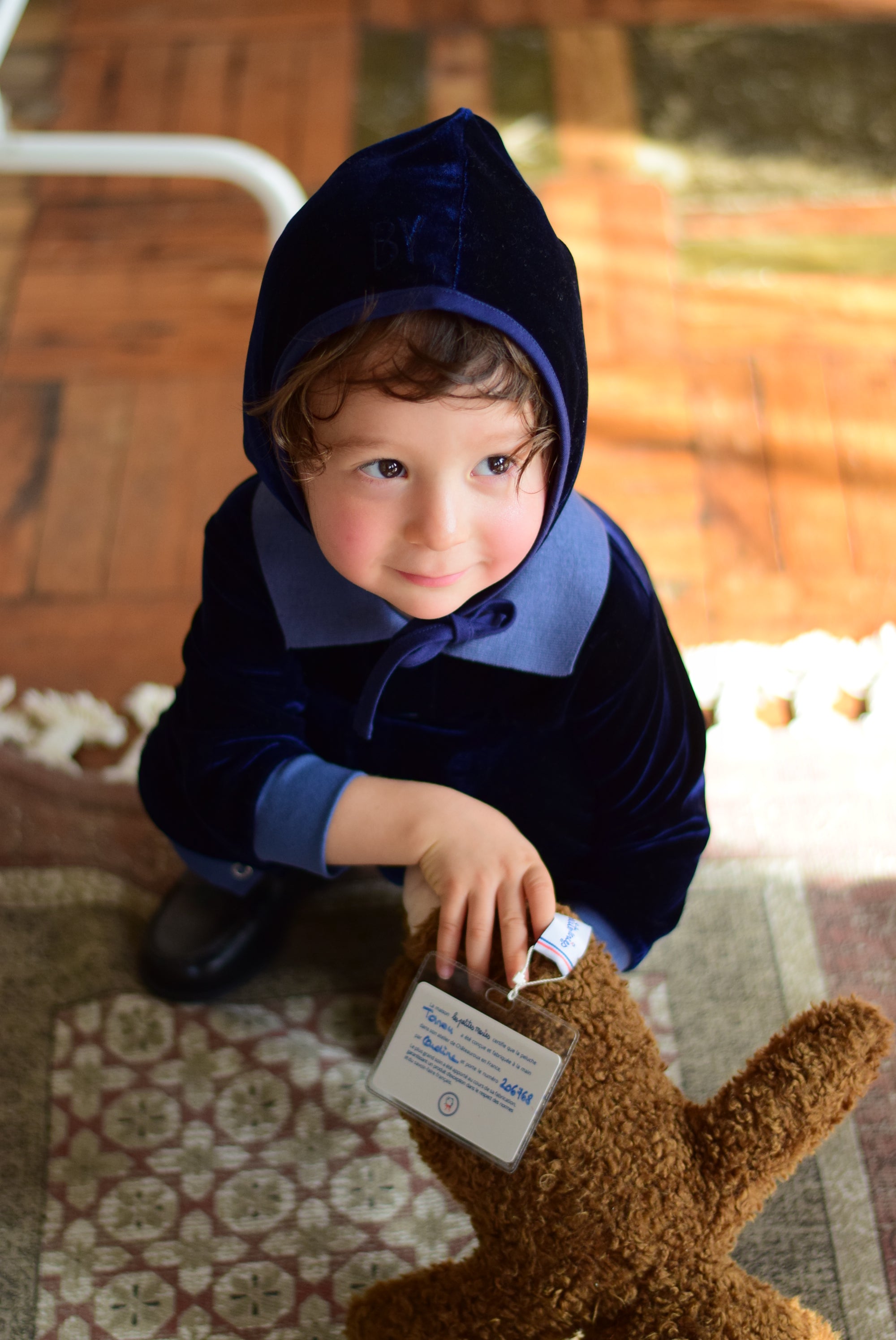 Tender Bonnet│navy velour