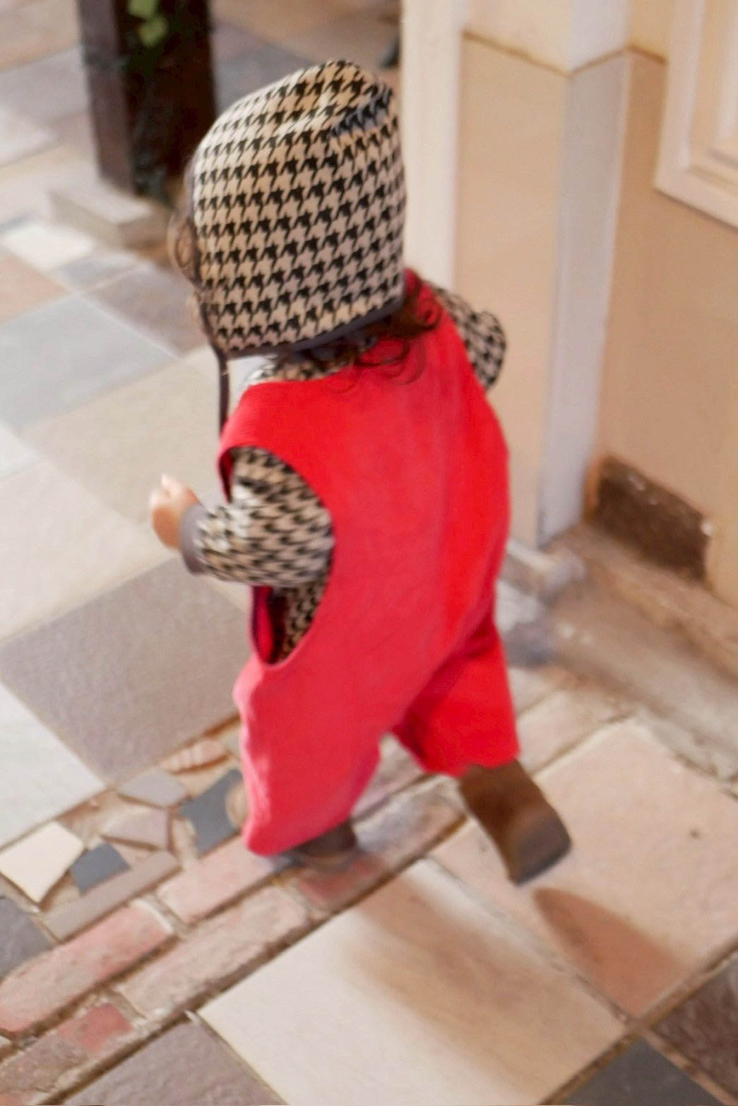 Plump Overall │red corduroy