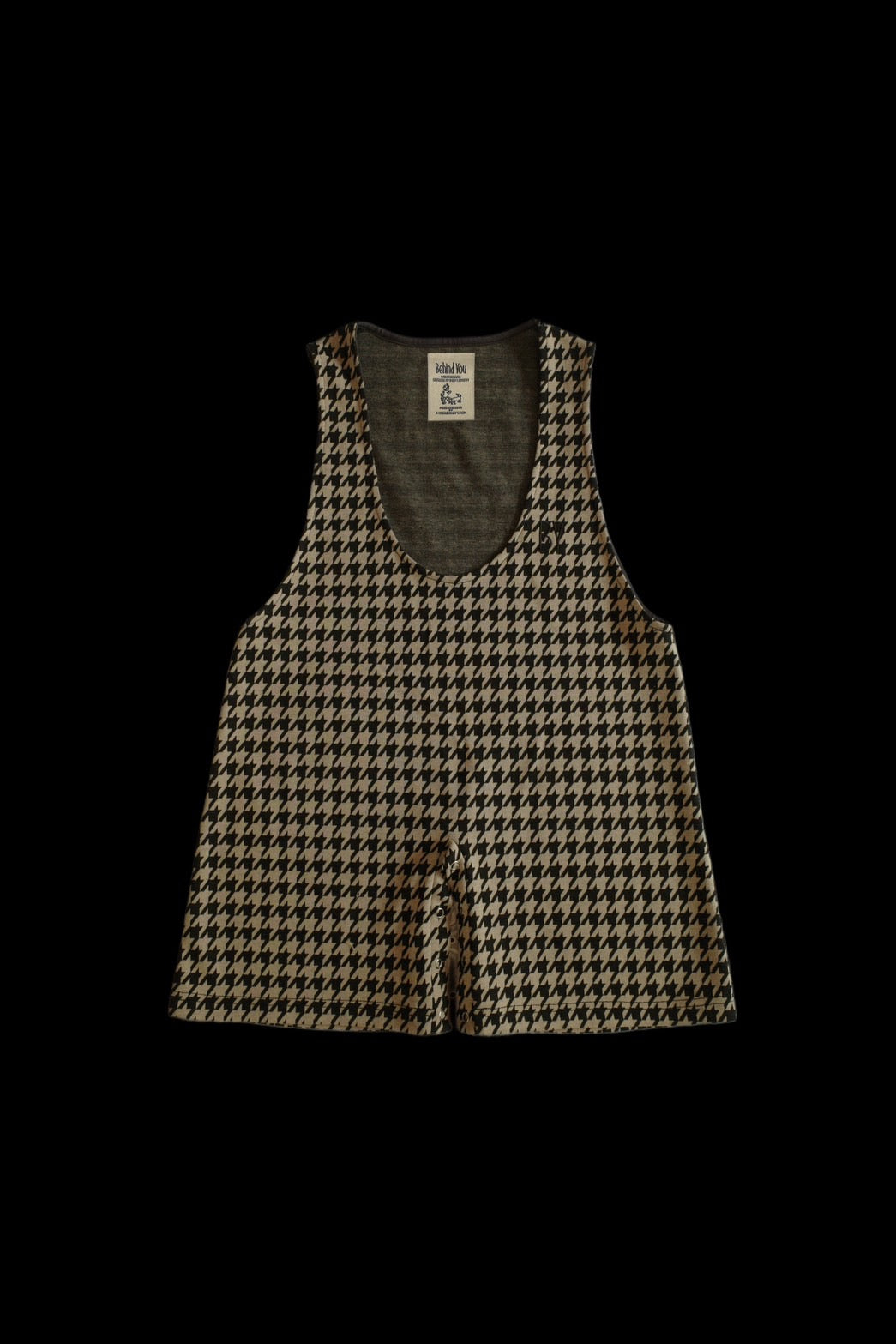 Plump Overall │houndstooth