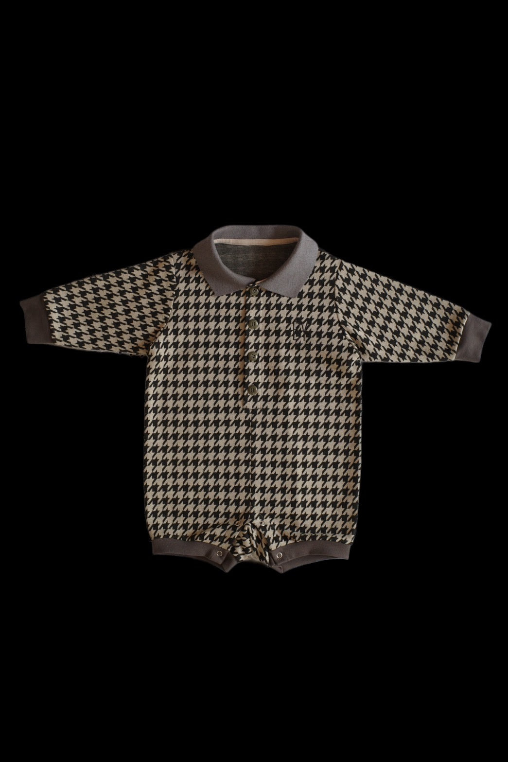 Everyday Polo Rompers │houndstooth