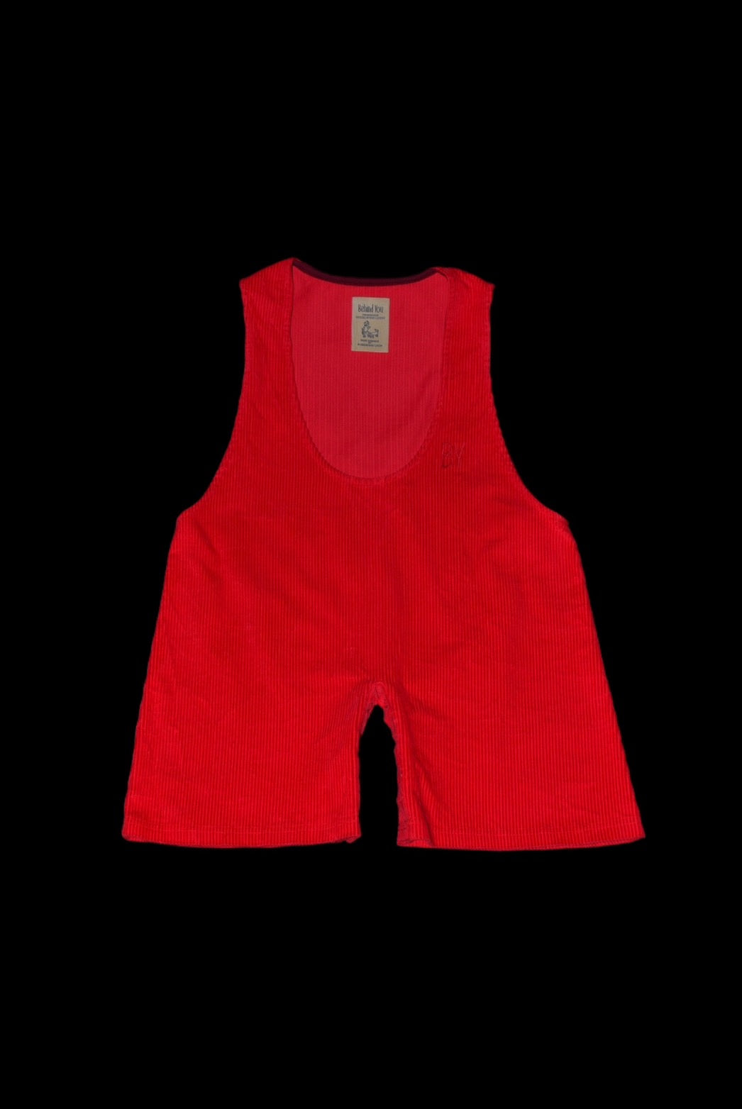 Plump Overall │red corduroy